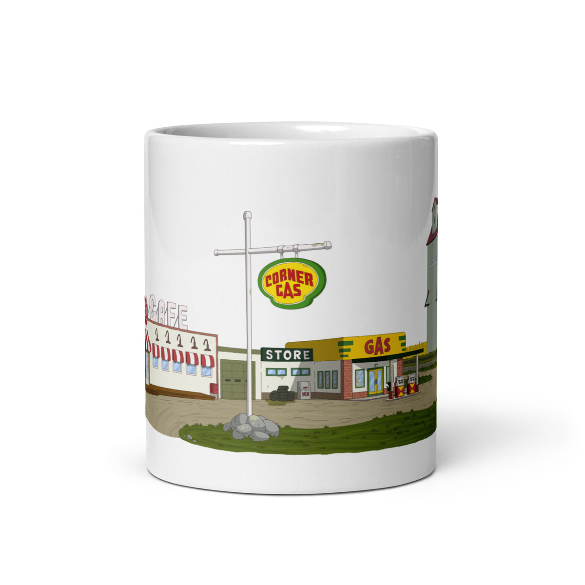 Corner Gas Landscape White Mug Canada Corner Gas Store